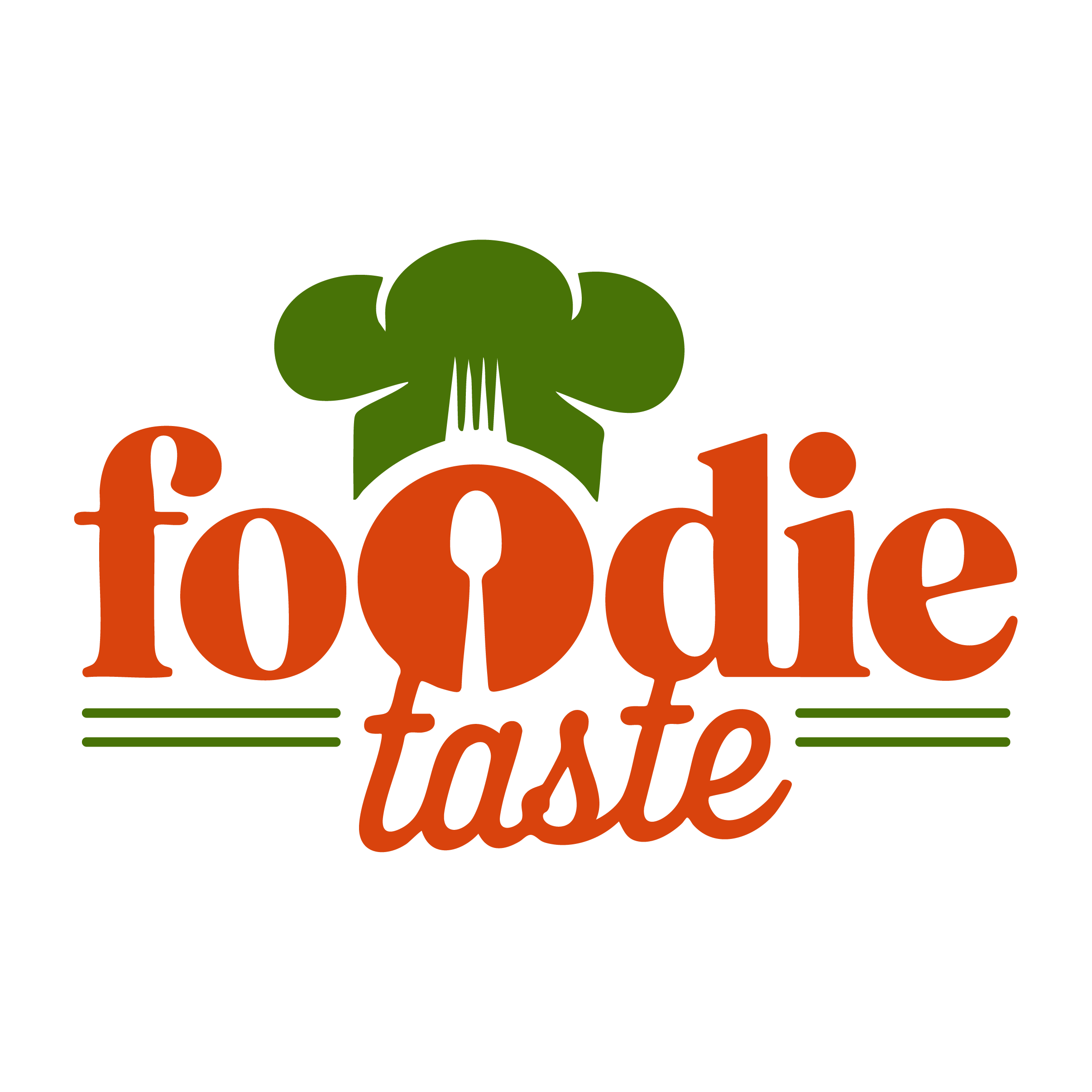 Foodietast logo - a culinary-inspired design with a stylish font and food icon, representing a blog focused on easy, delicious recipes